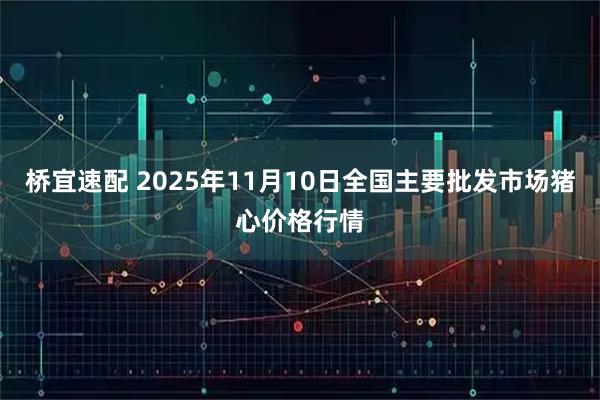 桥宜速配 2025年11月10日全国主要批发市场猪心价格行情