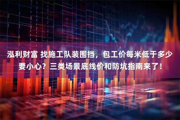 泓利财富 找施工队装围挡,包工价每米低于多少要小心?三类场景底线价和防坑指南来了!