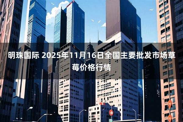 明珠国际 2025年11月16日全国主要批发市场草莓价格行情